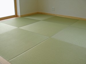 縁なし畳 綾波 銀白色