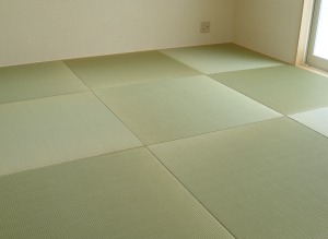 縁なし畳 目積表